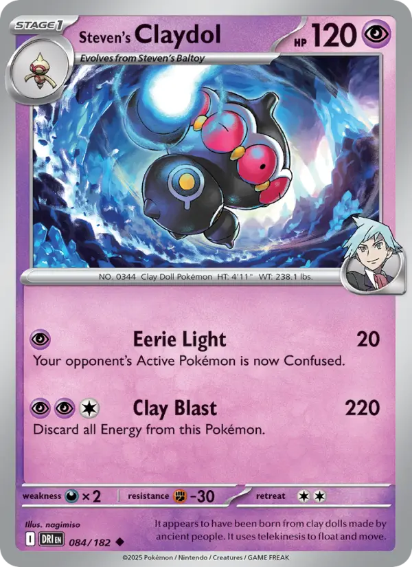 Steven's Claydol, 084/182