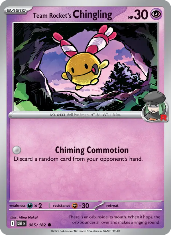 Team Rocket's Chingling, 085/182