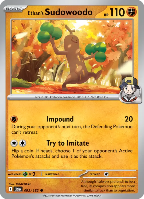 Ethan's Sudowoodo, 093/182