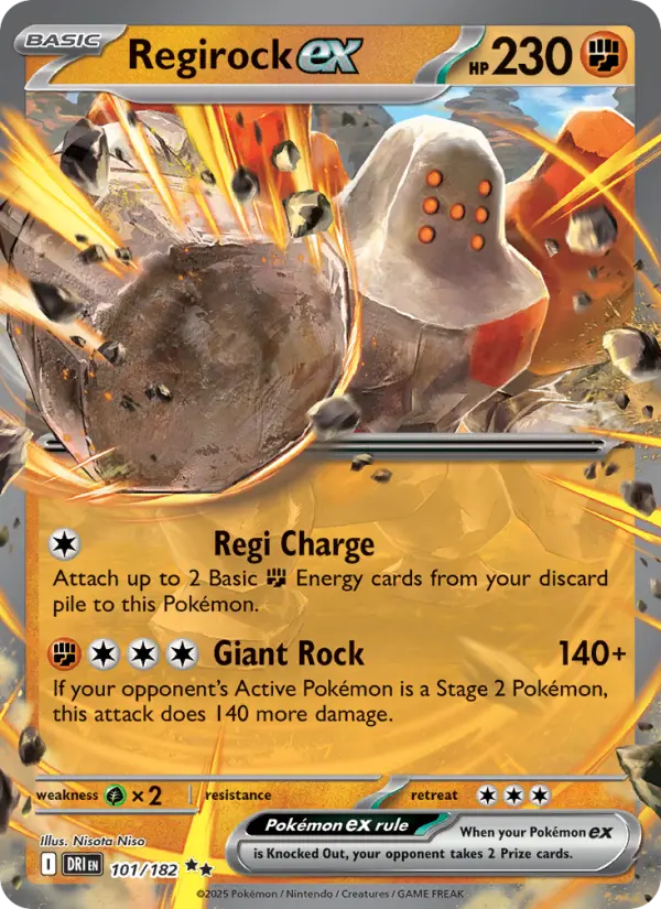 Regirock ex, 101/182