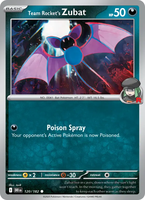 Team Rocket's Zubat, 120/182