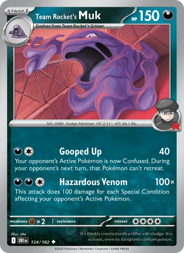 Team Rocket's Muk, 124/182
