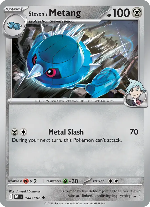 Steven's Metang, 144/182