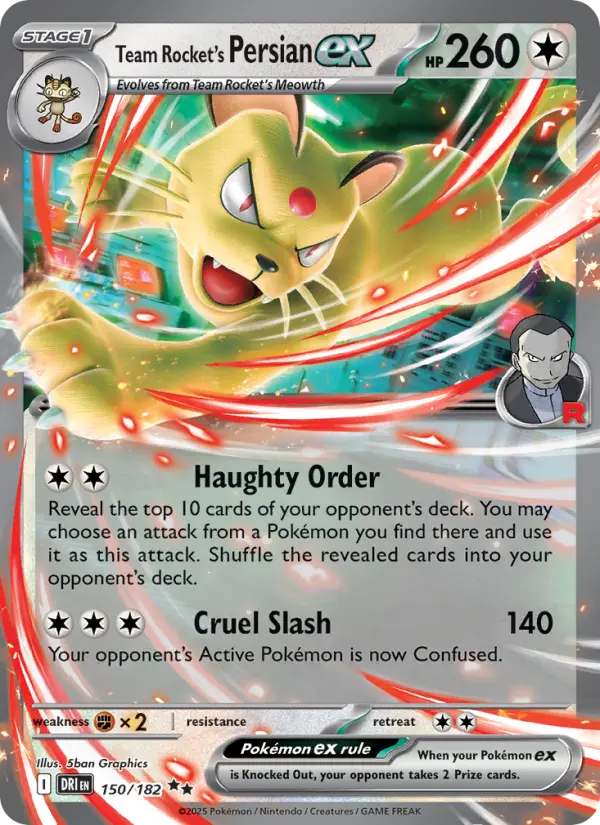 Team Rocket's Persian ex, 150/182