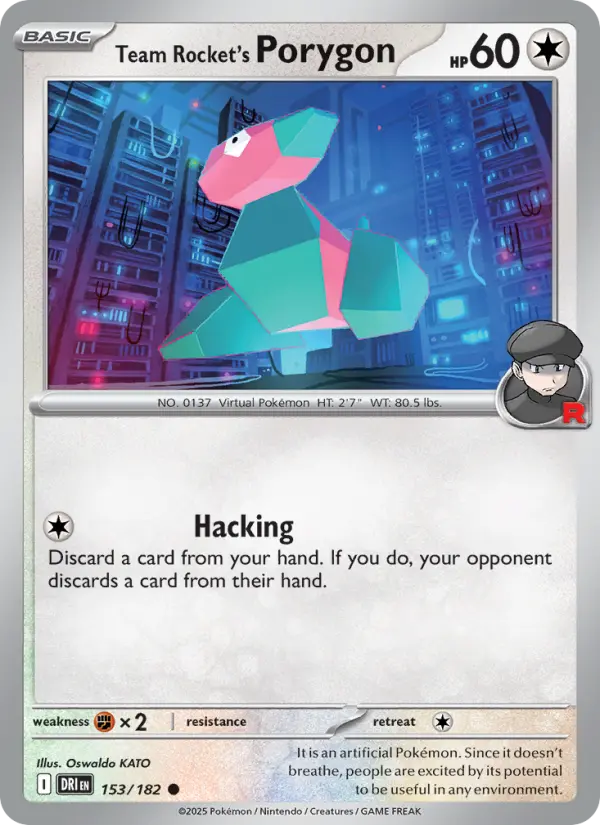 Team Rocket's Porygon, 153/182