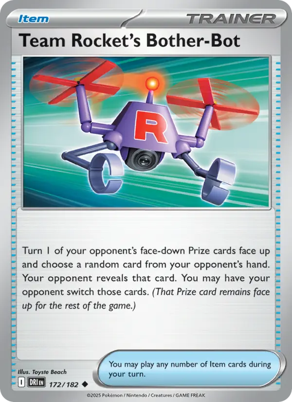 Team Rocket's Bother-Bot, 172/182