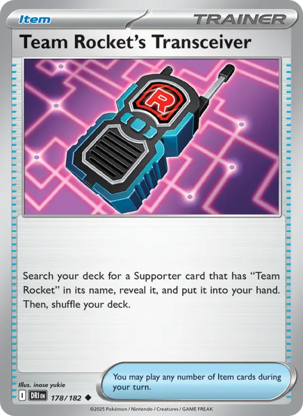 Team Rocket's Transceiver, 178/182