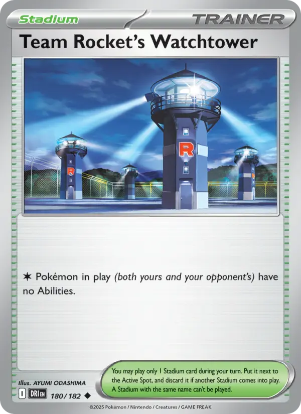 Team Rocket's Watchtower, 180/182