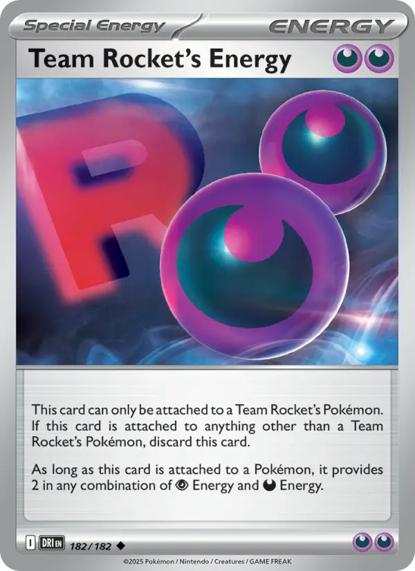 Team Rocket's Energy, 182/182