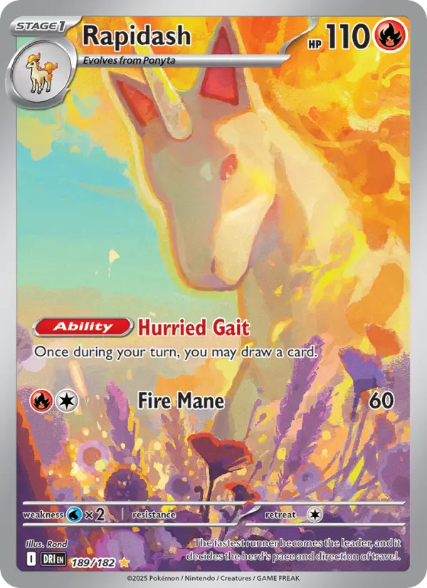 Rapidash, 189/182