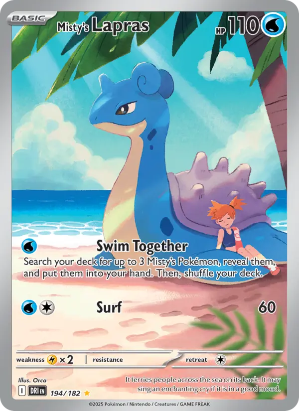 Misty's Lapras, 194/182