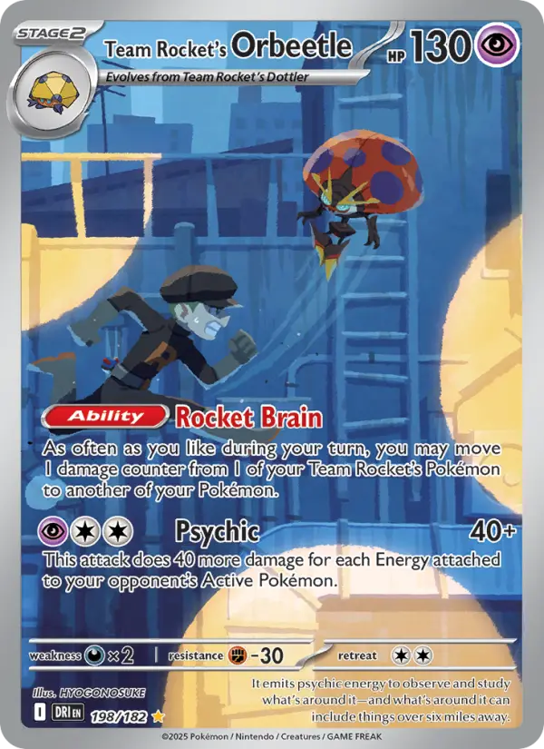 Team Rocket's Orbeetle, 198/182