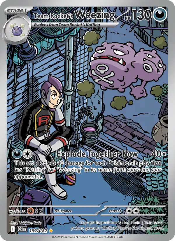 Team Rocket's Weezing, 199/182