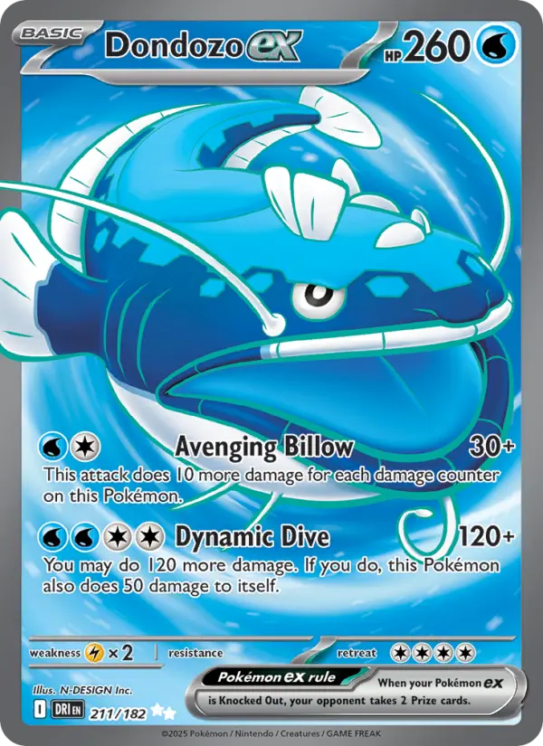 Dondozo ex, 211/182