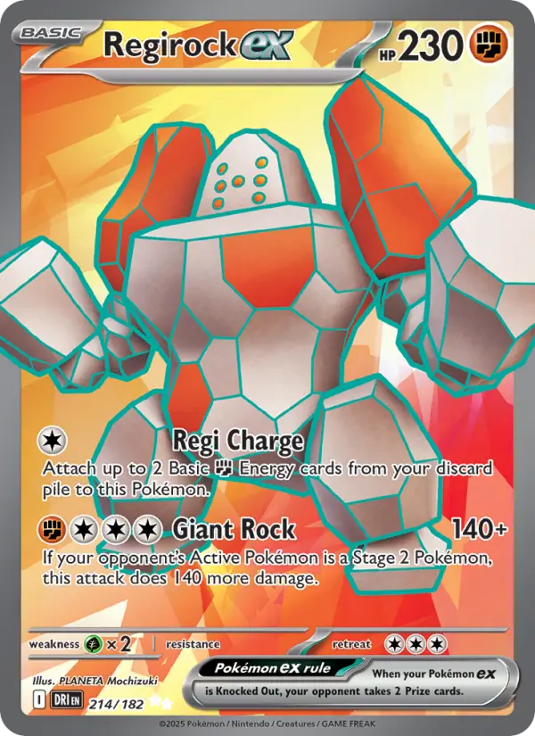 Regirock ex, 214/182