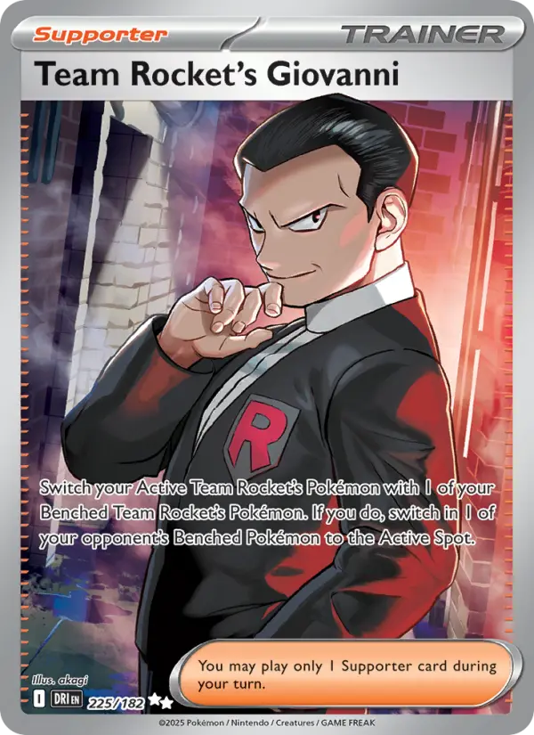 Team Rocket's Giovanni, 225/182