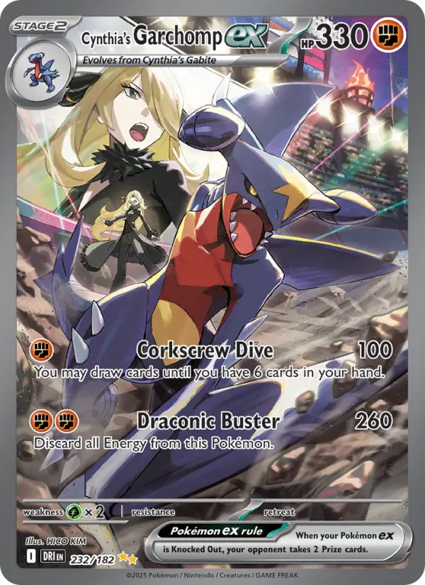 Cynthia's Garchomp ex, 232/182