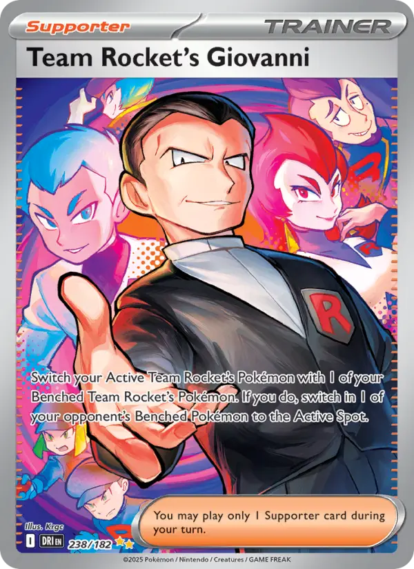 Team Rocket's Giovanni, 238/182