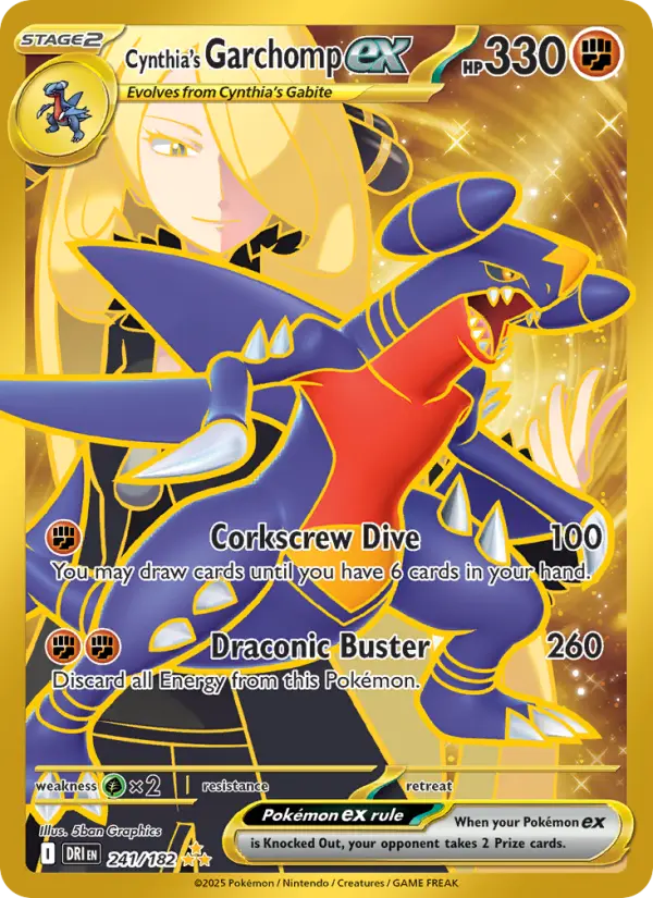 Cynthia's Garchomp ex, 241/182