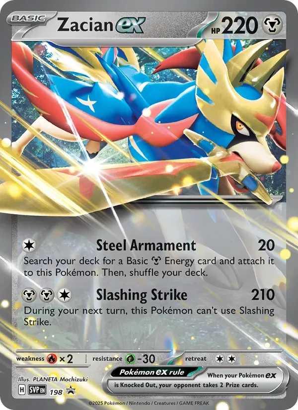 Zacian ex, SVP198