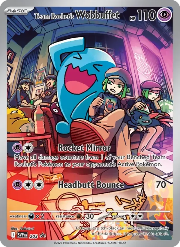 Team Rocket's Wobbuffet, SVP203
