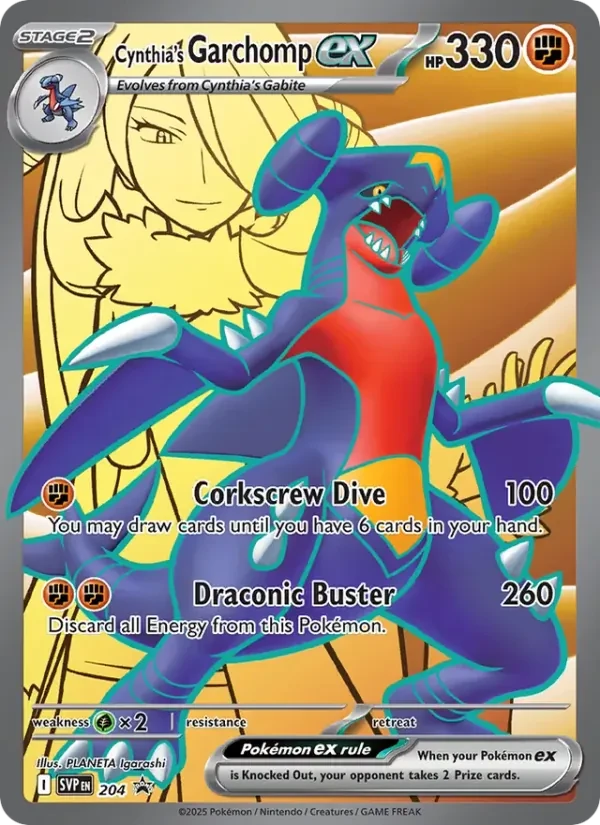 Cynthia's Garchomp ex, SVP204