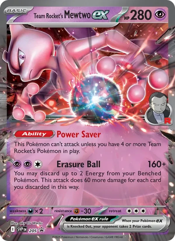 Team Rocket's Mewtwo ex, SVP205