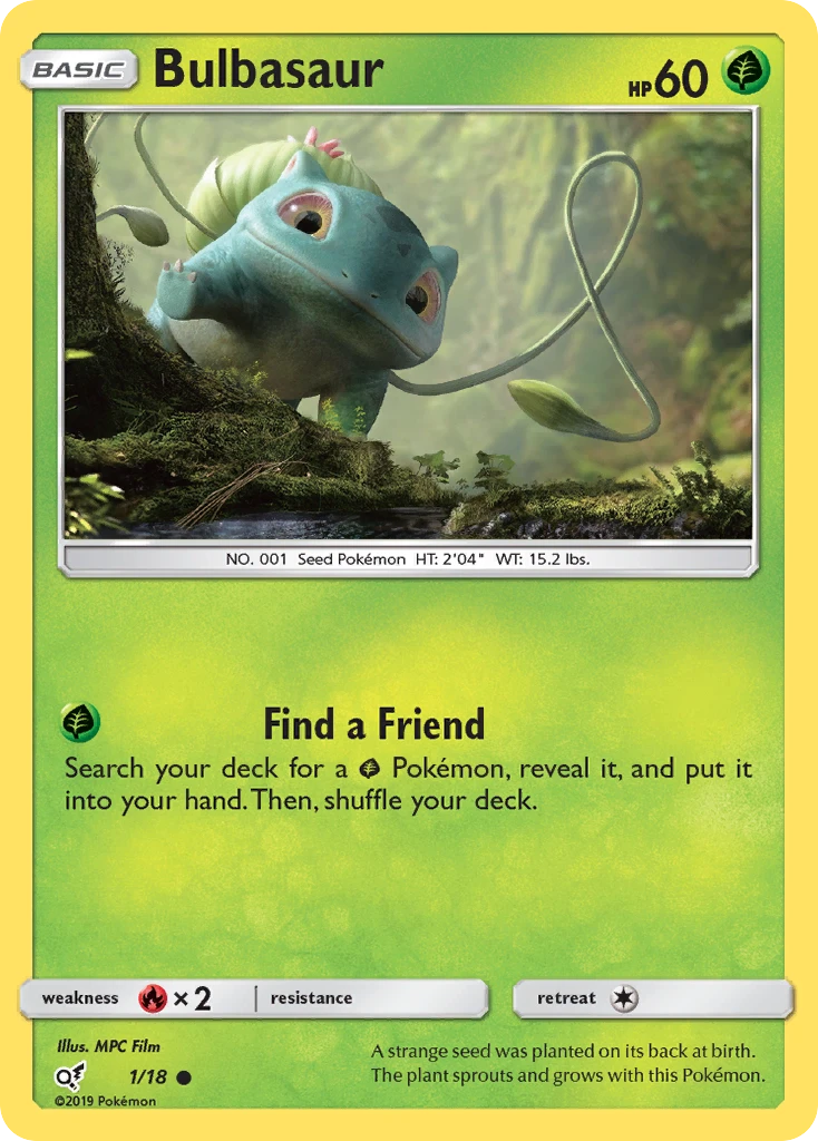 Bulbasaur, 001/018