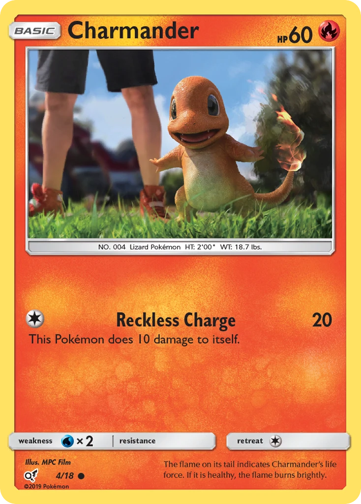 Charmander, 004/018