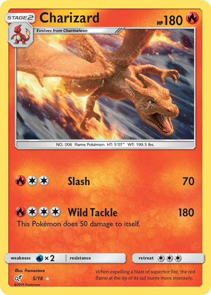 Charizard, 005/018
