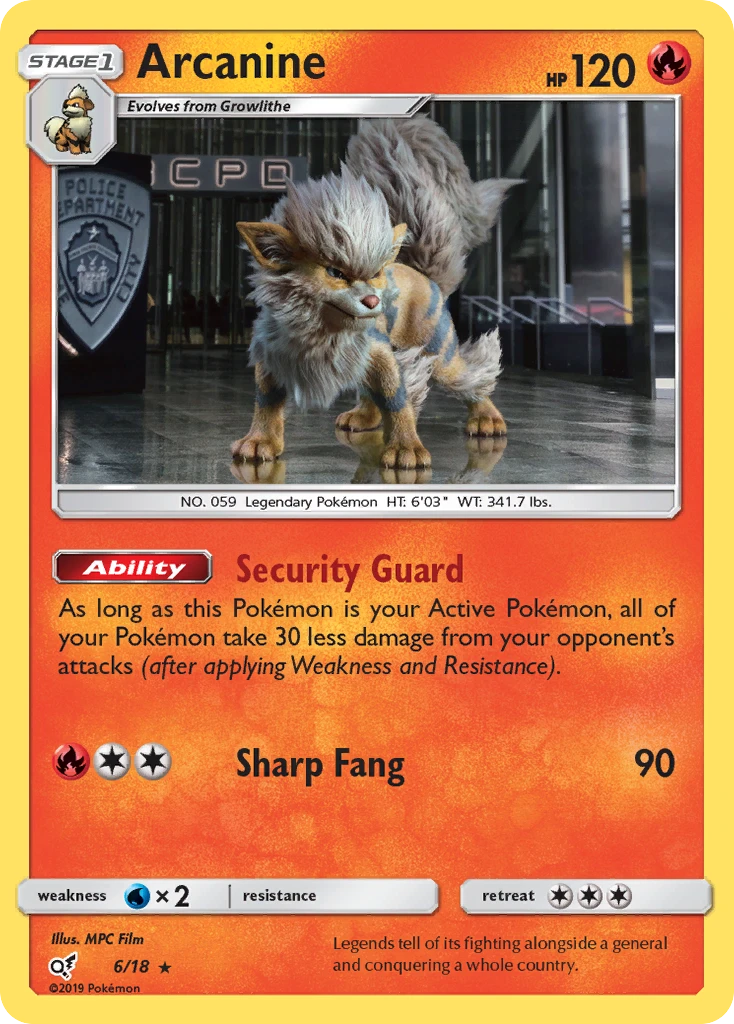 Arcanine, 006/018
