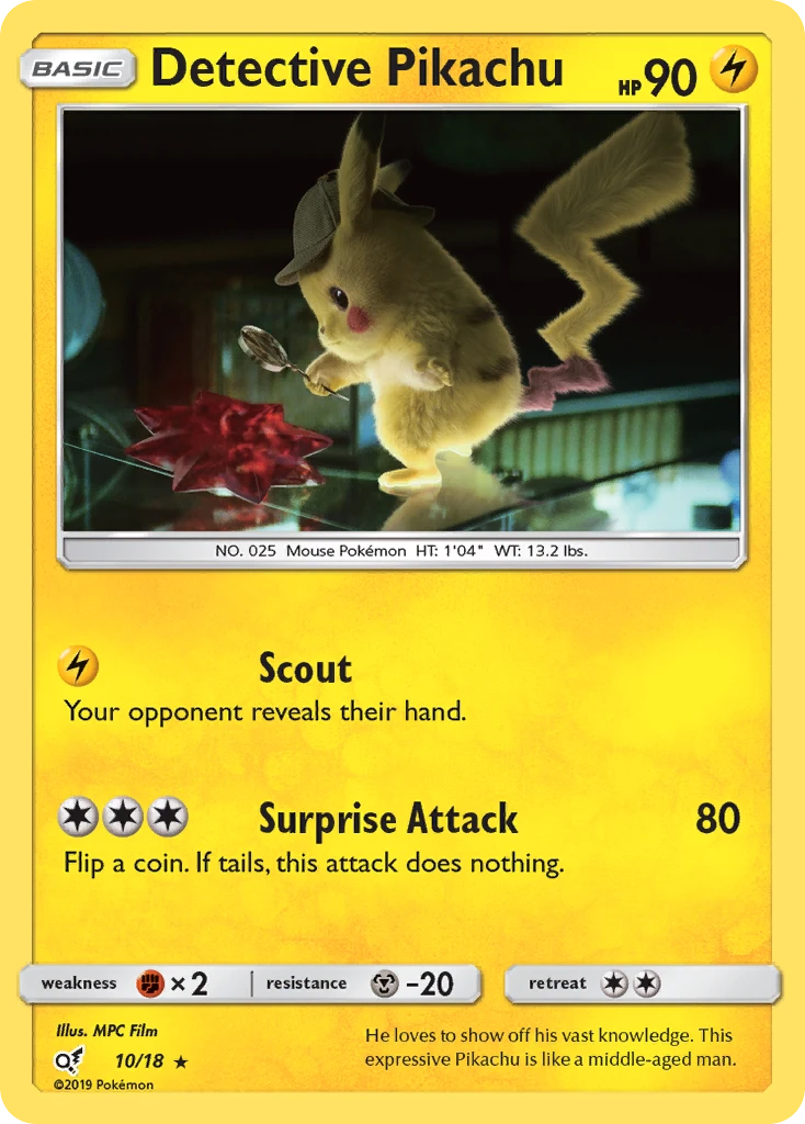 Detective Pikachu, 010/018