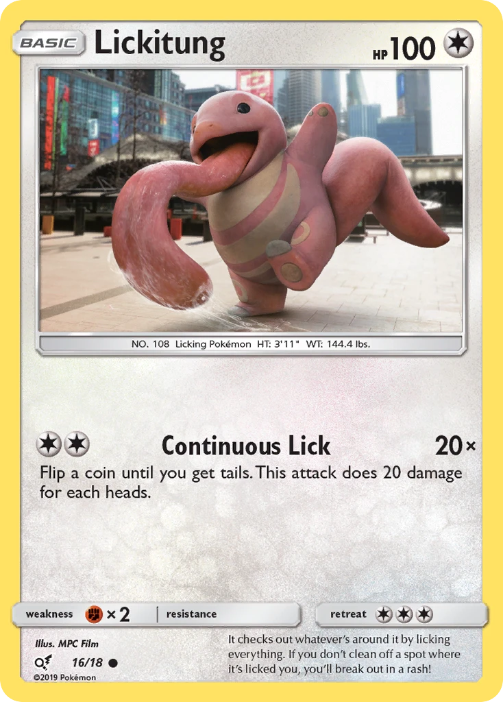 Lickitung, 016/018