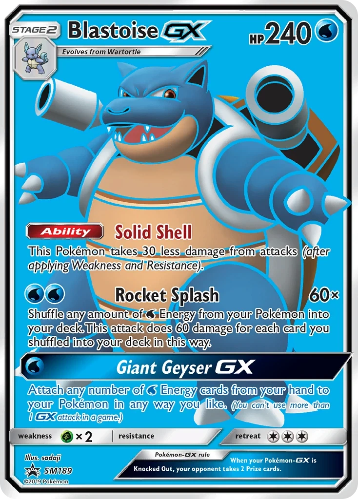Blastoise-GX, SM189/SM248