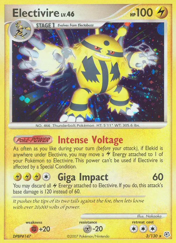 Electivire, 3/130