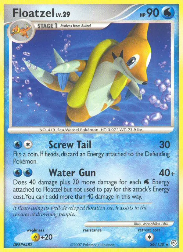 Floatzel, 26/130