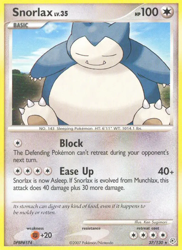 Snorlax, 37/130