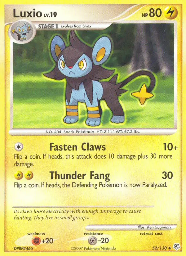 Luxio, 52/130