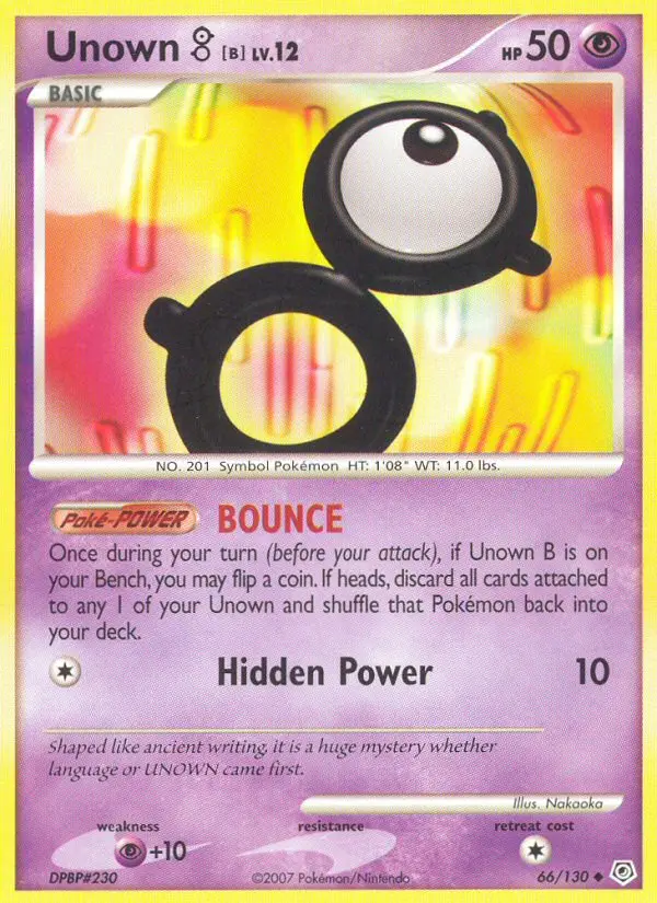 Unown B, 66/130