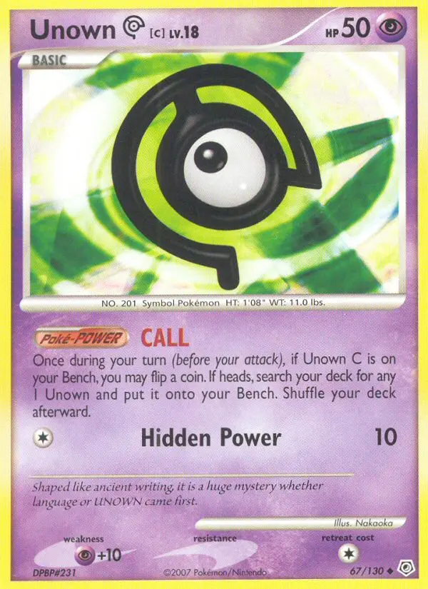 Unown C, 67/130