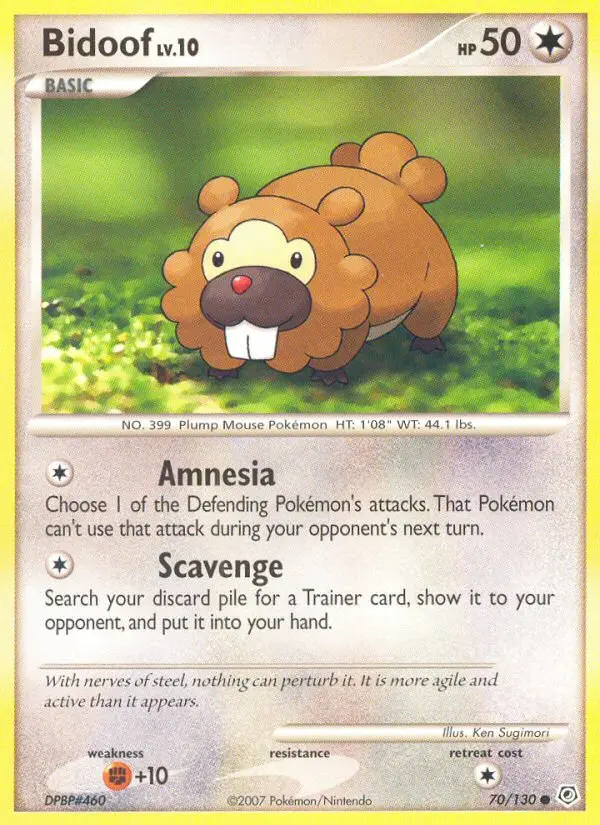 Bidoof, 70/130