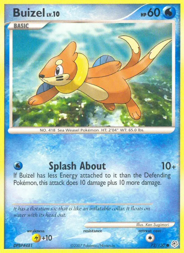 Buizel, 72/130