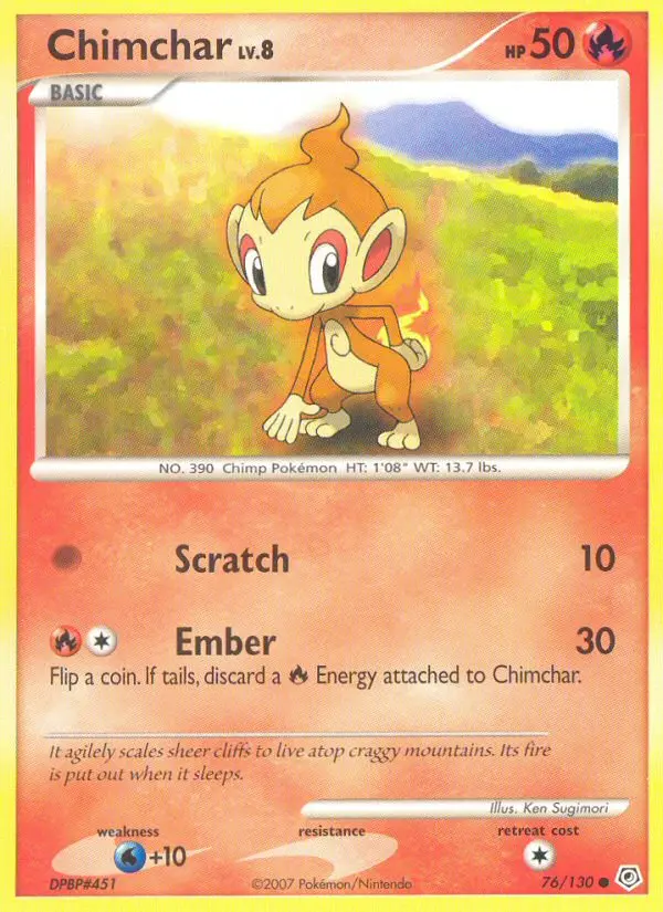 Chimchar, 76/130