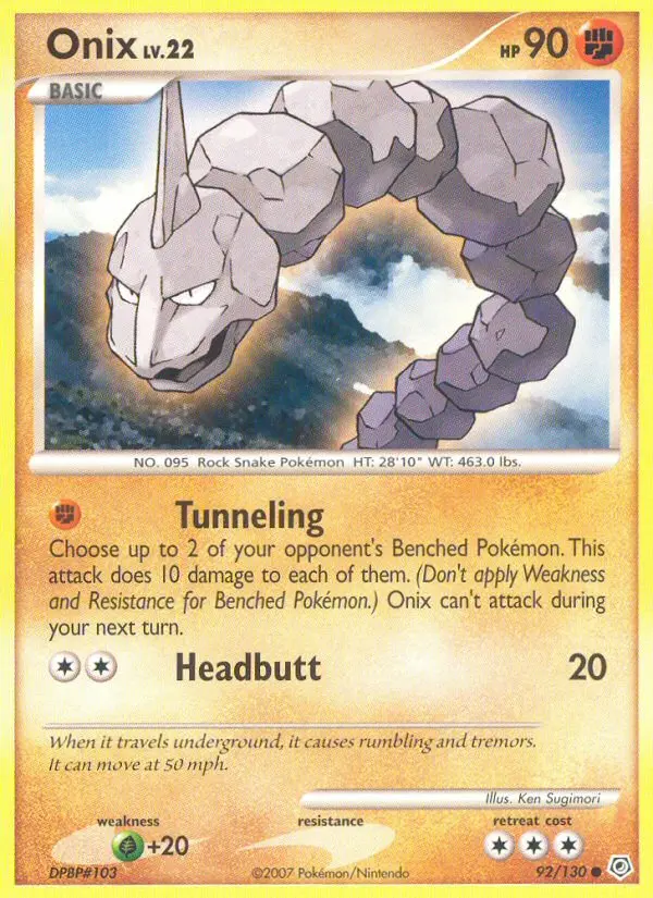 Onix, 92/130