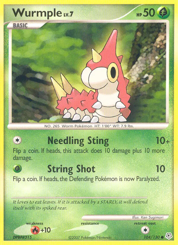 Wurmple, 104/130