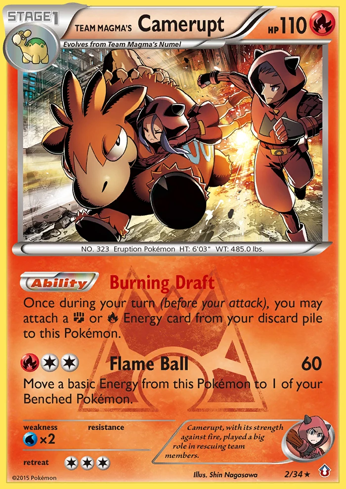 Team Magma's Camerupt, 002/034