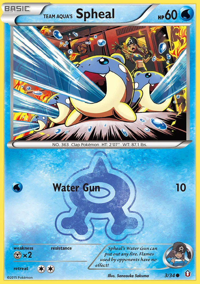 Team Aqua's Spheal, 003/034