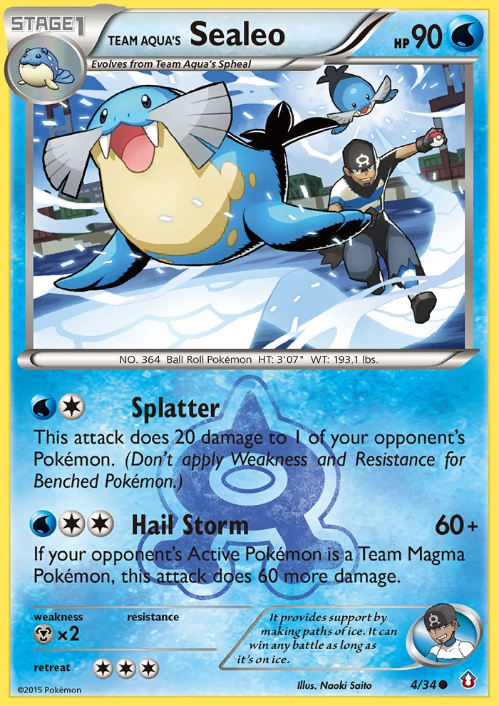 Team Aqua's Sealeo, 004/034