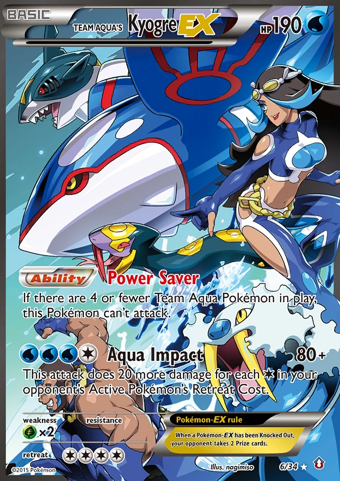 Team Aqua's Kyogre-EX, 006/034