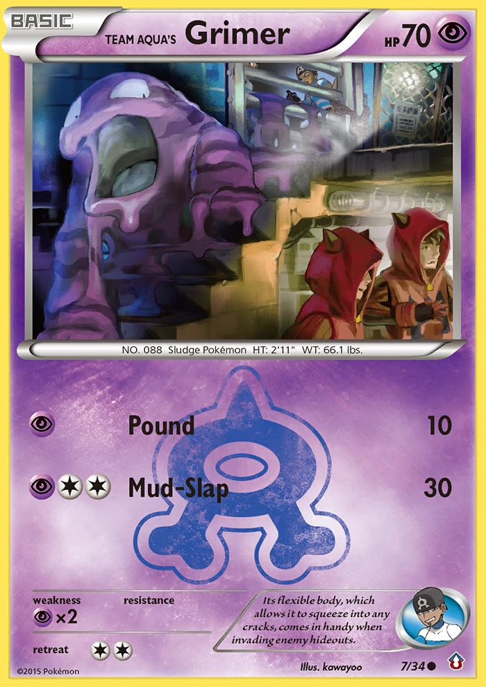 Team Aqua's Grimer, 007/034